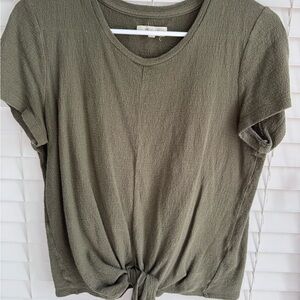 Madewell Olive Green Women's Top